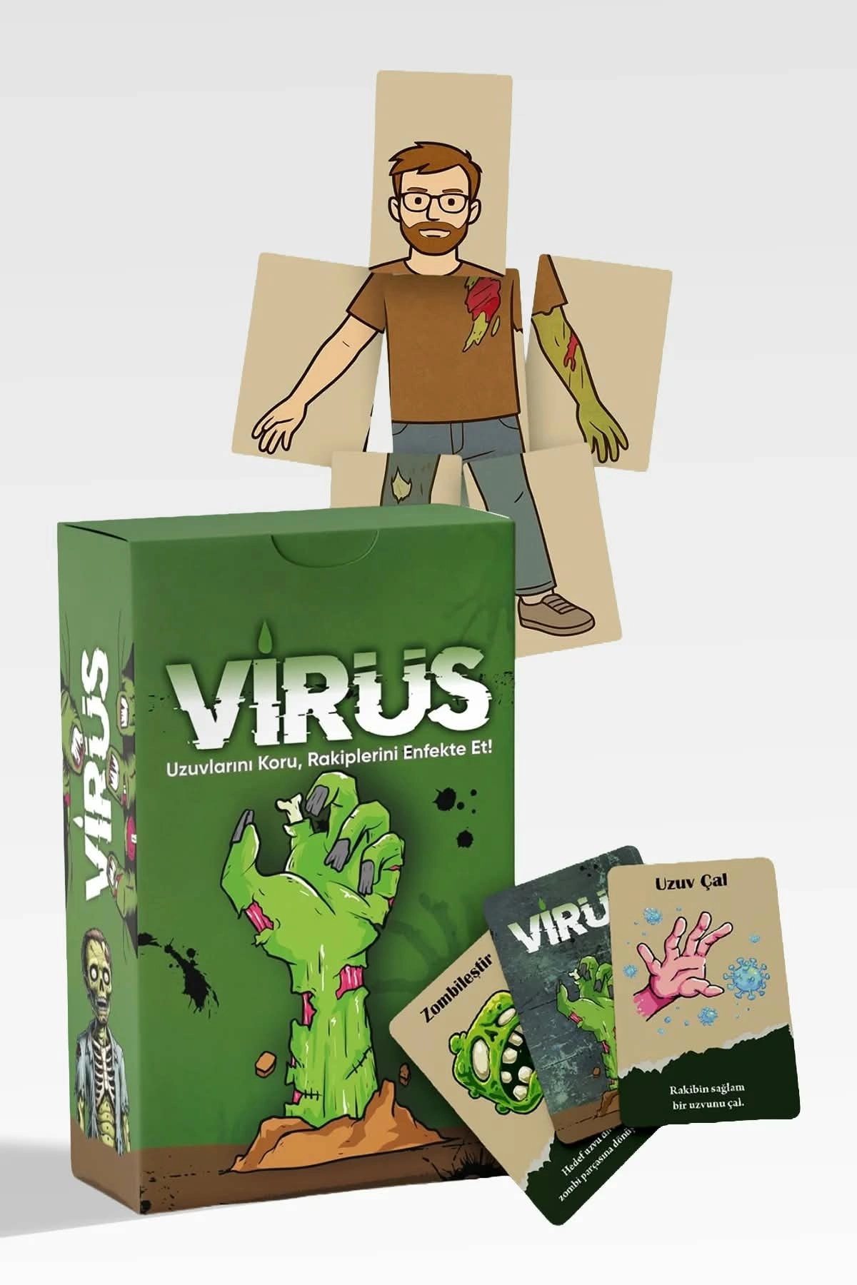 Virüs 80 Kartlı Kart Oyunu
