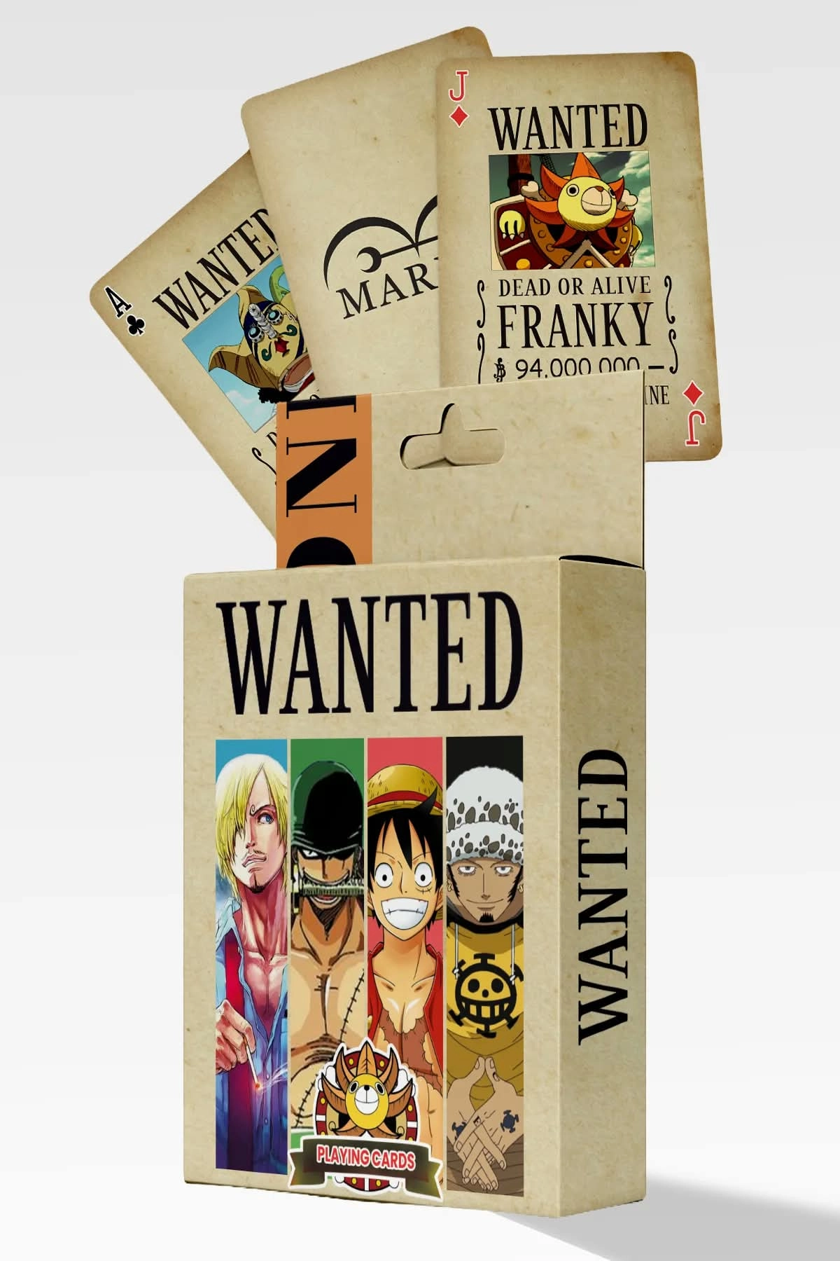 One Piece Wanted İskambil Kartı