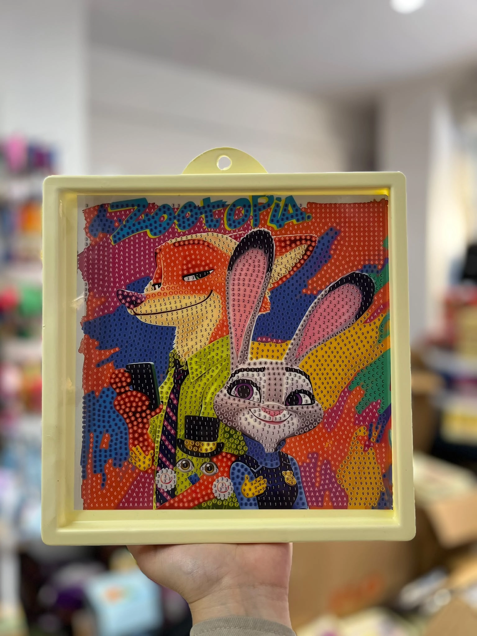 20x20 Plastik Çerçeve DIY Elmas Taş İşleme Mozaik Tablo